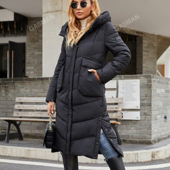 NWT Gasman Long Hooded Parka Puffer Jacket - Picture 1 of 7